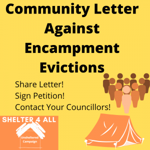 Community Against Encampment Evictions